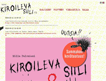 Tablet Screenshot of kiroilevasiili.fi